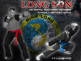 Système de combat vietnamien de l'école Minh Long comprenant l'apprentissage de la self défense, de la boxe libre vietnamienne, des enchaînements traditionnels, du maniement d'armes. Un cours de préparation physique hebdomadaire en sus. Dès 14 ans.