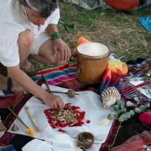 Cérémonie chamanique d'offrande pour Pachamama au jardin des deux rives - mercredi 19 juillet de 18h à 22h
